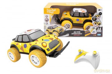 Auto sportowe zdalnie sterowane żółte 126185