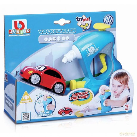 Bburago junior 88608 VW Beetle z wyrzutnią i dźwiękami