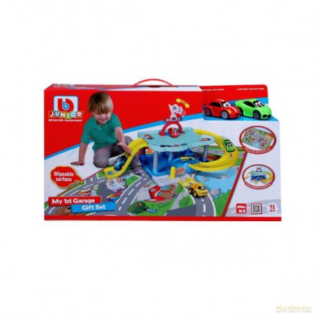 Bburago junior 88613 2-poziomowy garaż 2 auta plus mata