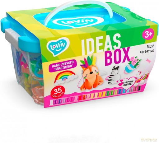 Ciastolina Zestaw kreatywności LovingDo Ideas box 70108 UA