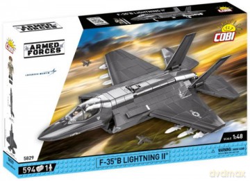 COBI 5829 Armed Forces Samolot myśliwski wielozadaniowy F-35B Lightning II USA 594 klocki [KLOCKI]