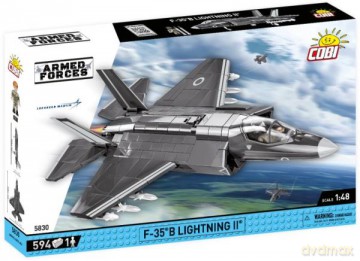 COBI 5830 Armed Forces Samolot myśliwski wielozadaniowy F-35B Lightning II Royal Air Force 594 klocki [KLOCKI]