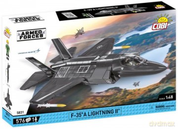 COBI 5831 Armed Forces Samolot myśliwski wielozadaniowy F-35A Lightning II 576 klocków [KLOCKI]