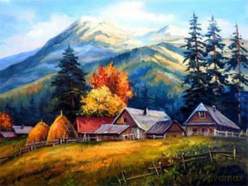 Diamentowa mozaika Górski krajobraz 60750