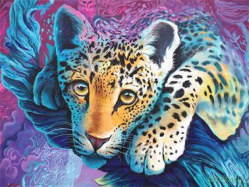 Diamentowa mozaika Leopard 60717