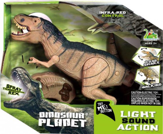 Dinozaur sterowany T-REX zionie parą i ryczy 521651 HH POLAND [FIGURKA]