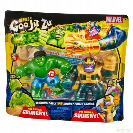 Goo Jit Zu Figurki Marvel Hero Hulk vs Thanos 41298 [FIGURKA]