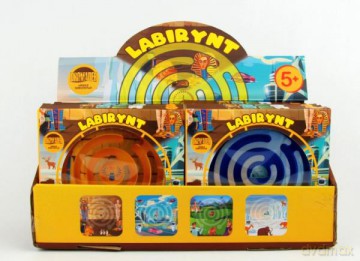 Gra zręcznościowa labirynt magnetyczny z rysikiem 130-01001 mix [GRA]