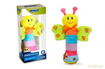 Grzechotka pluszowa Motylek 128561