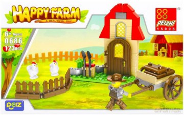 Klocki konstrukcyjne 123el Farma 482586 [KLOCKI]