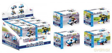 Klocki konstrukcyjne Alleblox Policja 29-39el mix [KLOCKI]