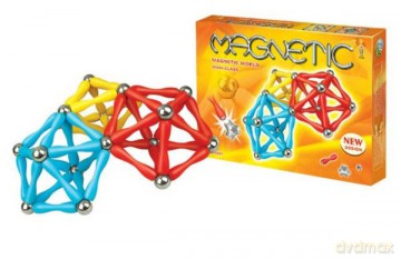 Klocki magnetyczne konstrukcyjne Magnetic 120 el. G147982 Gazelo [KLOCKI]