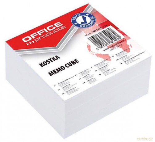 Kostka biała nieklejona 8,5 x 8,55 x 4cm OFFICE PRODUCTS