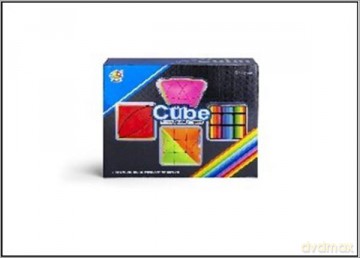 Kostka układanka łamigłówka zestaw 4w1 556813 [PUZZLE]