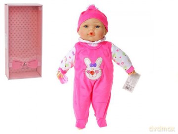 Lalka bobas 40cm z dźwiękiem box