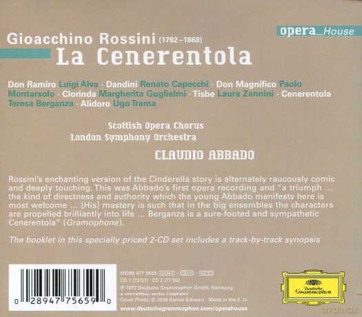 Claudio Abbado: Rossini:La Cenerentola [2CD]