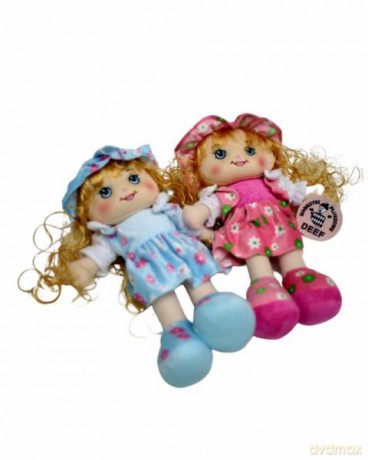 Lalka miękka w kwieciste buty 03894 DEEF mix