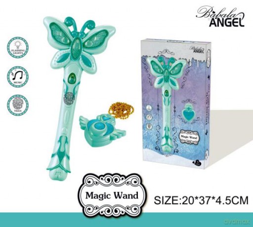 Magiczna różdżka 29cm i naszyjnik