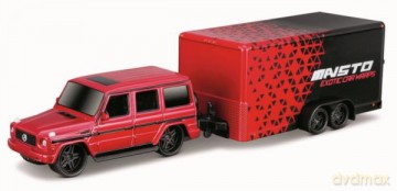 MAISTO 11368-24 Mercedes Benz G Class+Car Trail 1:64