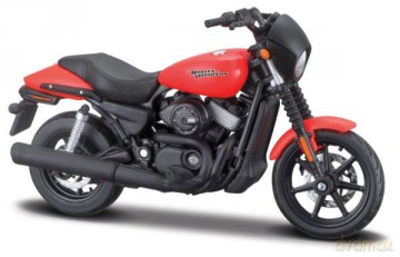 MAISTO 39360-38 Motocykl Harley-Davidson Street 750 2015 czerwony 1:18