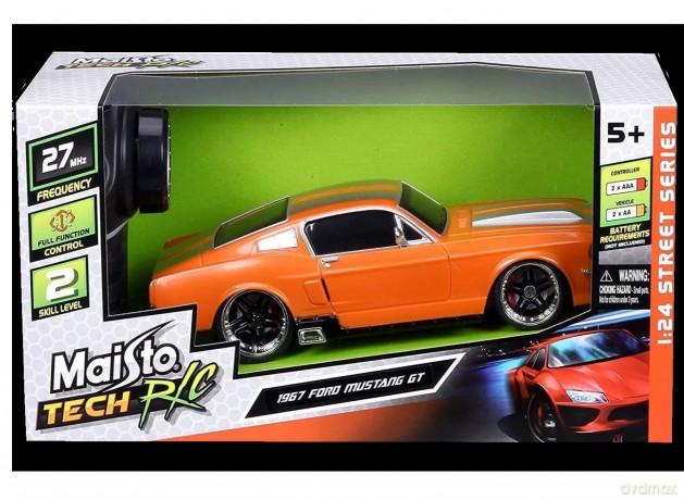 MAISTO 81520 1967 Ford Mustang GT 1:24 R/C baterie