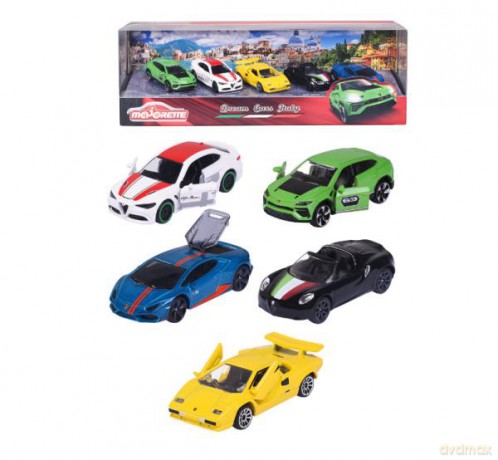 MAJORETTE Dream cars Italy 5 pack