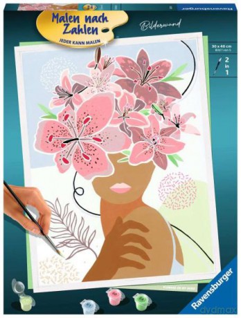 Malowanka CreArt: Flowers on my mind. Premium 202355 malowanie po numerach