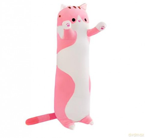 Maskotka pluszowa kot Long 50cm różowy 1007318