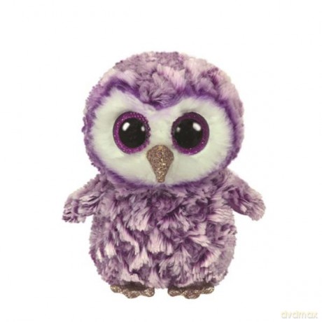 Maskotka Ty Beanie Boos MOONLIGHT purpurowa sowa 24cm 36461