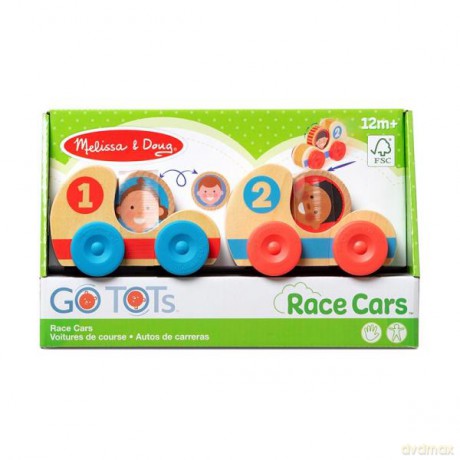 MELISSA Drewniane samochody wyścigowe GO Tots 30737