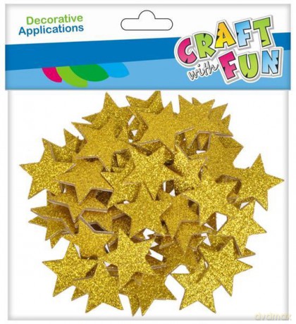 Ozdoba dekoracyjna Eva Gwiazdki Craft with Fun 463730 Starpak