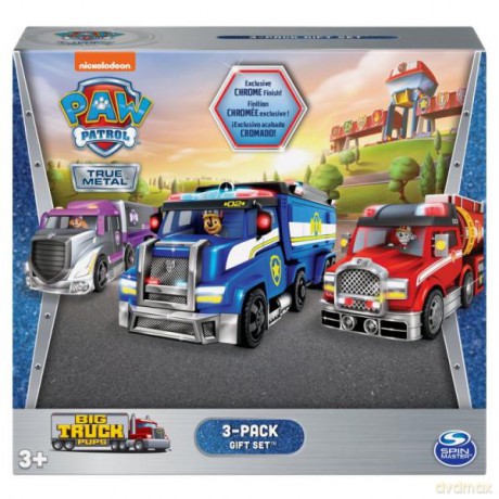 PAW PATROL Ciężarówka Psi Patrol Big Truck Pups 3-pak 6065062 Spin Master [FIGURKA]