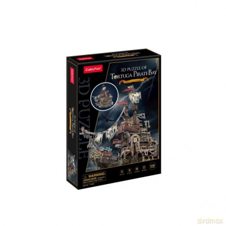 Puzzle 3D Zatoka Piratów LED T4039h Cubic Fun 24039 [PUZZLE]