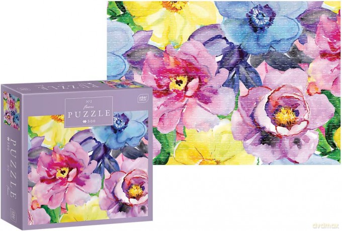 Puzzle 500 el. Flowers 2 [PUZZLE]