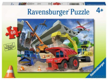 Puzzle 60 el. Maszyny budowlane 051823 [PUZZLE]