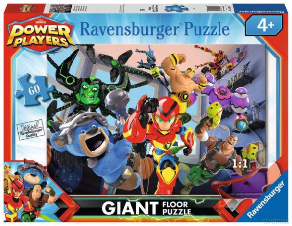 Puzzle 60 el. podłogowe Power Players Giant 031184 [PUZZLE]