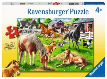 Puzzle 60 el. Szczęśliwe konie 051755 [PUZZLE]