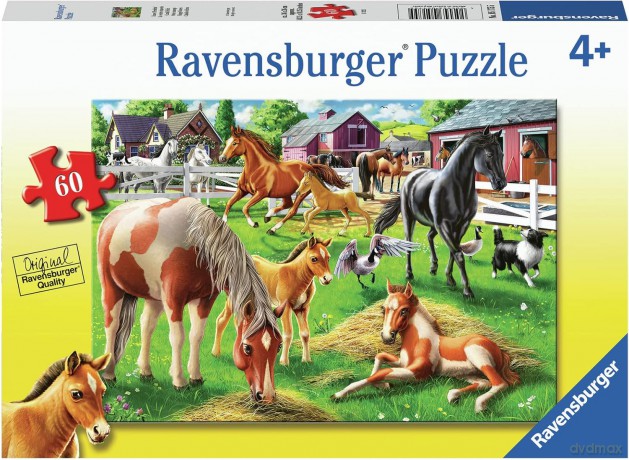 Puzzle 60 el. Szczęśliwe konie 051755 [PUZZLE]