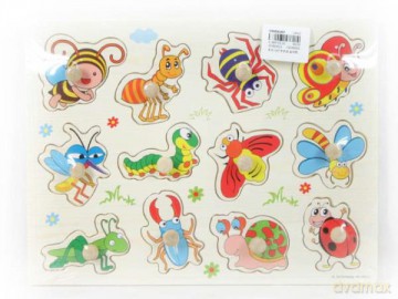 Puzzle drewniane Insekty BPUZ8263 [PUZZLE]