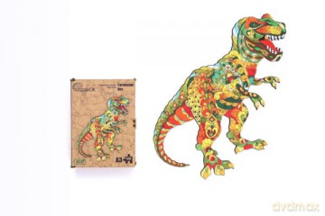 Puzzle drewniane Tyranozaur Rex PuzA3-00718 [PUZZLE]
