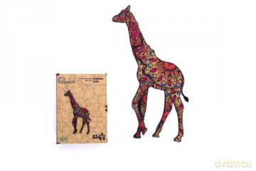 Puzzle drewniane Żyrafa PuzA3-00732 [PUZZLE]