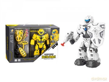 Robot na baterie światło dźwięk możliwość rozkręcania BFIG3138 mix [FIGURKA]