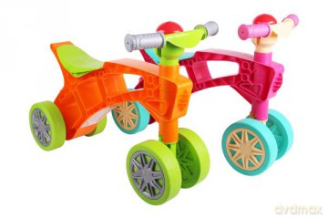 Rowerek jeździk czterokołowy 3824 mix