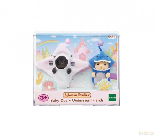 Sylvanian Families Baby duo Podwodni przyjaciele 2-pack 05684 [FIGURKA]