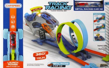 Tor samochodowy z akcesoriami metalowymi 502243