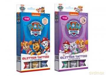 TYTOO Tatuaże brokatowe PAW PATROL Psi Patrol 02109 mix