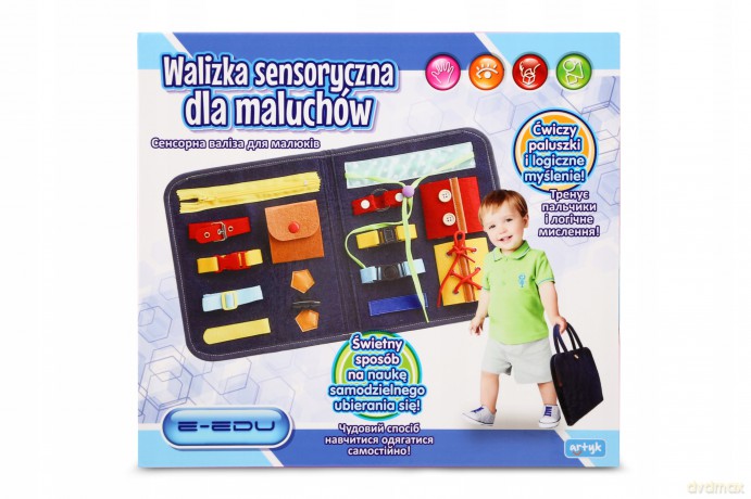 Walizka sensoryczna dla maluchów E-Edu 128509