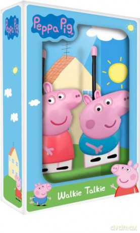 Walkie talkie 3D Świnka Peppa. Peppa Pig PP17048 Kids Euroswan