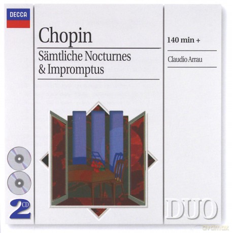 Claudio Arrau: Chopin Nocturnes&Impromptus [2CD]