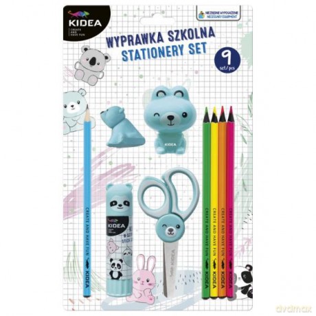 Wyprawka szkolna Zwierzaki - Miś Kidea